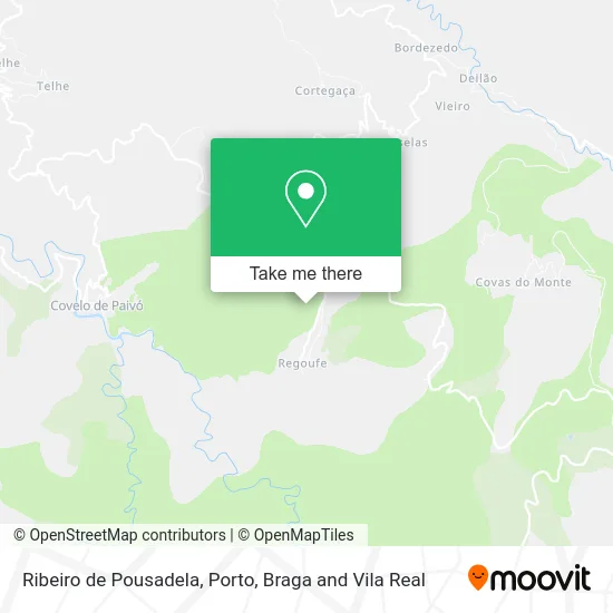 Ribeiro de Pousadela map