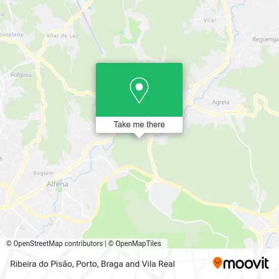 Ribeira do Pisão map