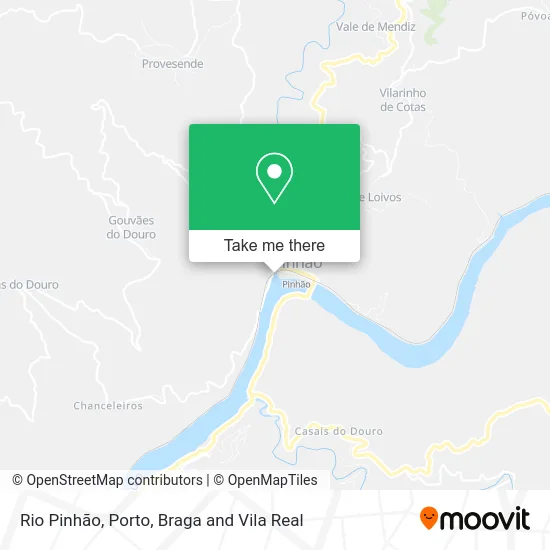 Rio Pinhão map