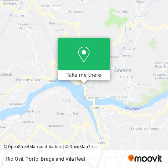 Rio Ovil map