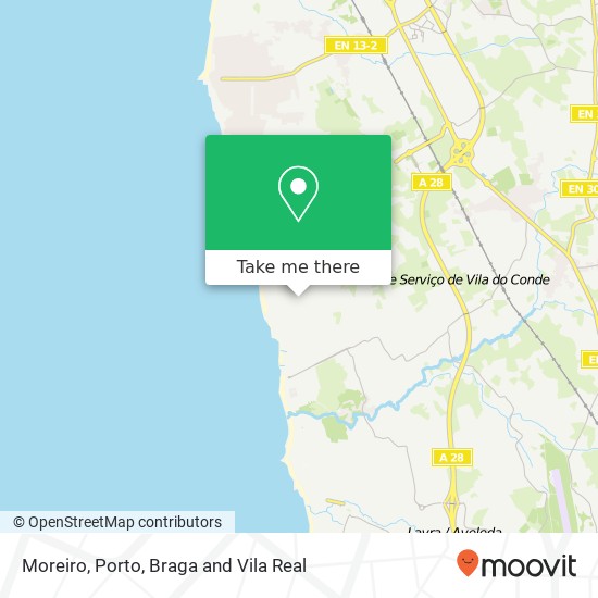 Moreiro map