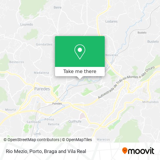 Rio Mezio map