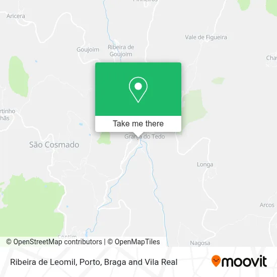 Ribeira de Leomil map