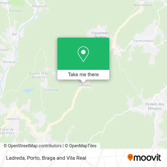 Ladreda map