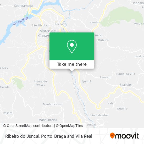 Ribeiro do Juncal map