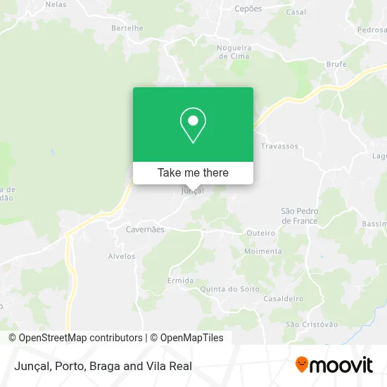 Junçal map