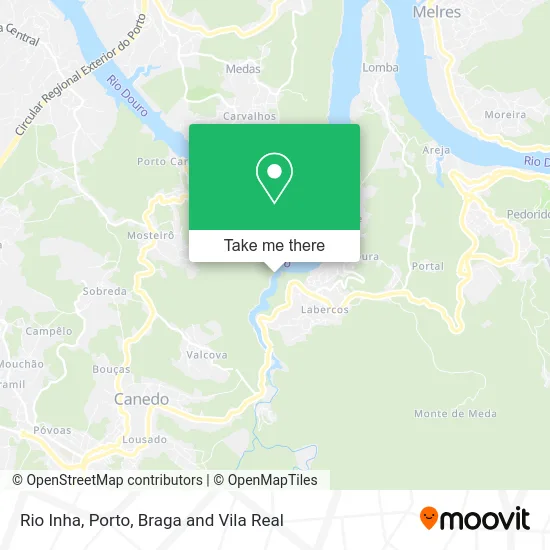 Rio Inha map