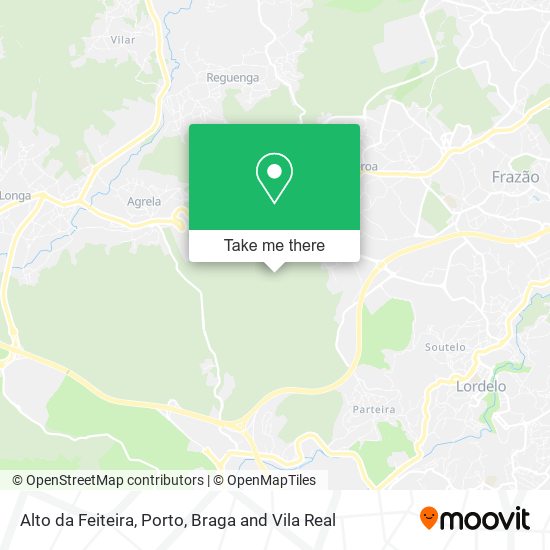 Alto da Feiteira map