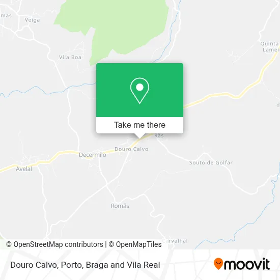 Douro Calvo map