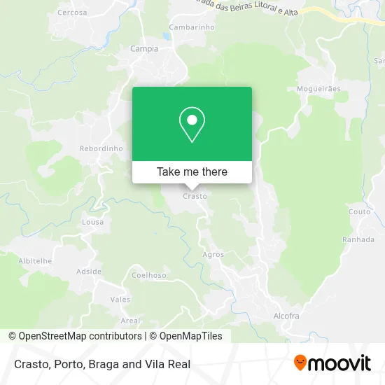 Crasto map