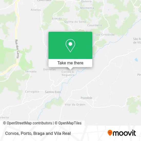 Corvos map