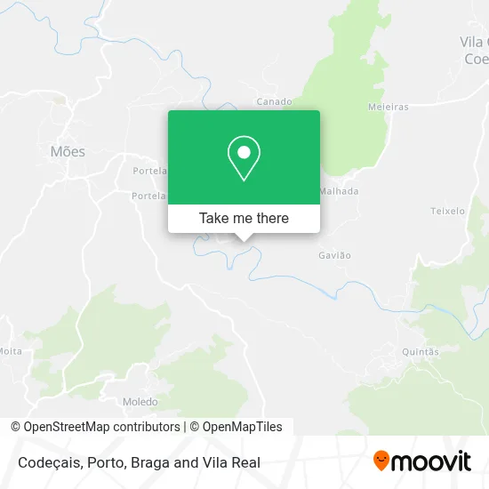 Codeçais map