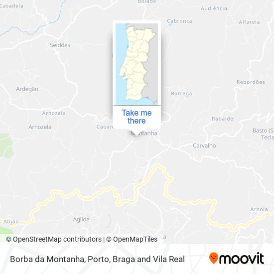 Borba da Montanha map