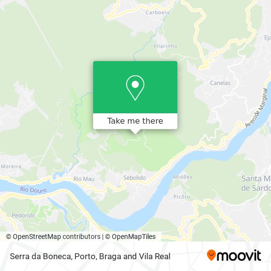 Serra da Boneca map