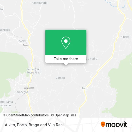 Alvito map