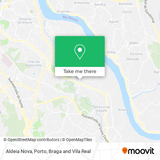 Aldeia Nova map