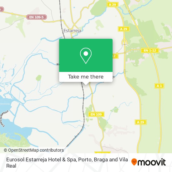 Eurosol Estarreja Hotel & Spa map