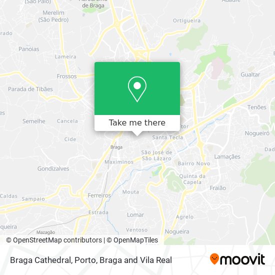 Braga Cathedral map