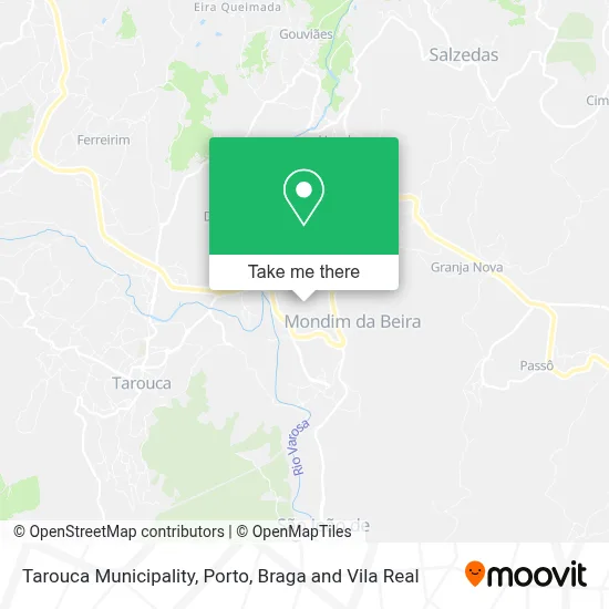 Tarouca Municipality map