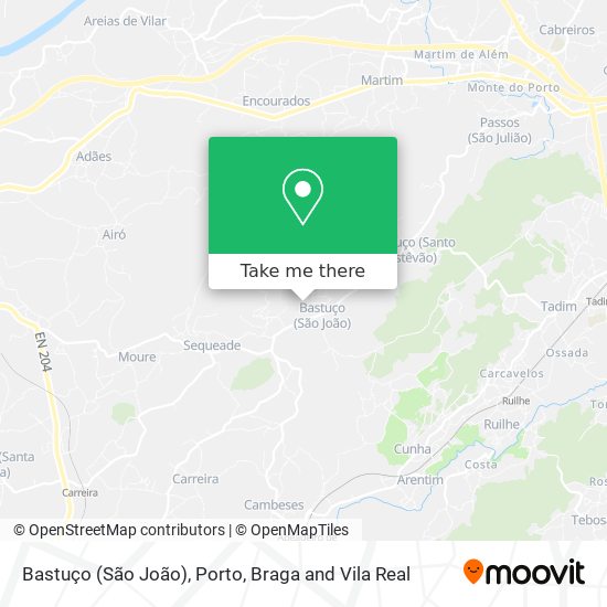 Bastuço (São João) map