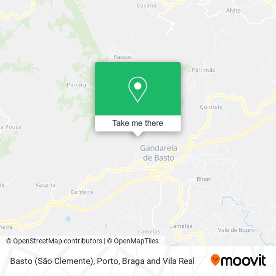 Basto (São Clemente) mapa