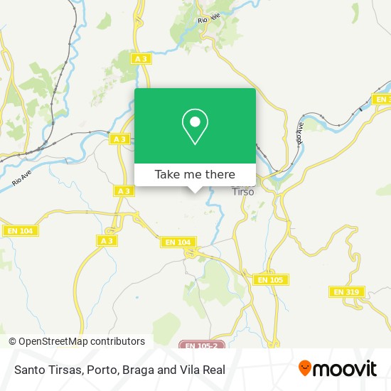 Santo Tirsas map