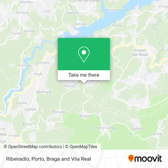 Ribeiradio map