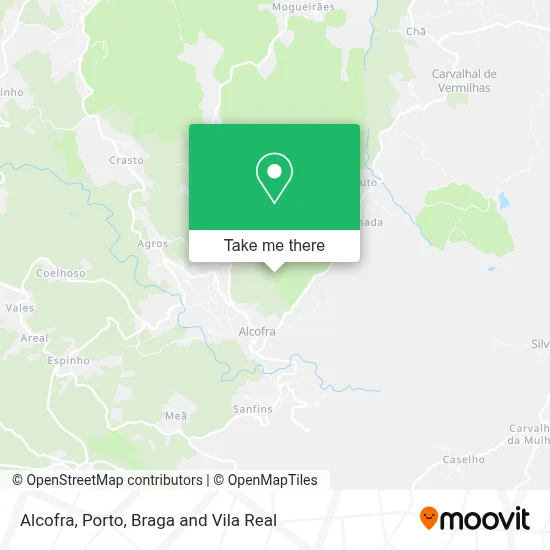 Alcofra map