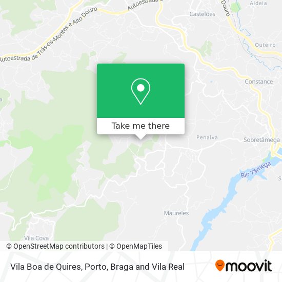 Vila Boa de Quires map