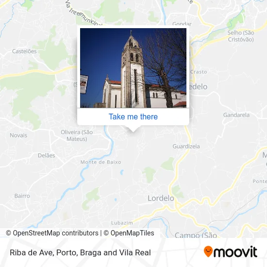 Riba de Ave map