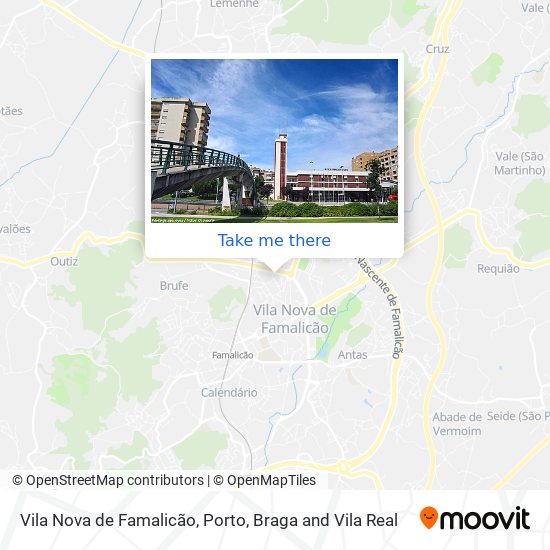 Vila Nova de Famalicão map