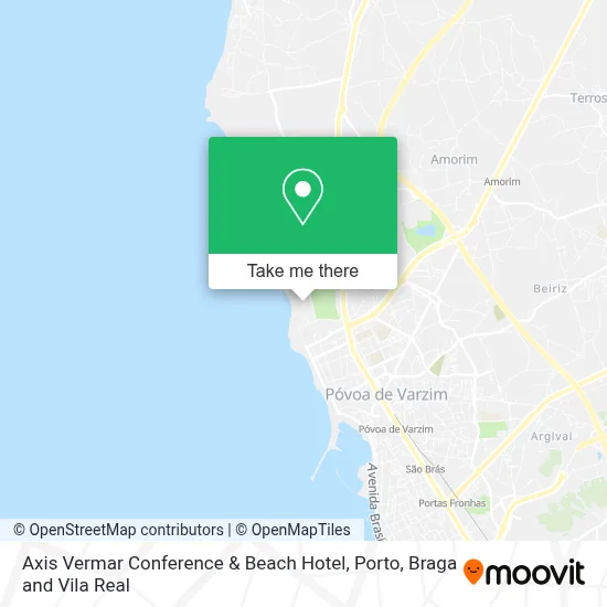 Axis Vermar Conference & Beach Hotel map