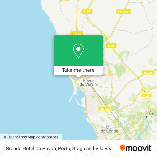 Grande Hotel Da Póvoa map