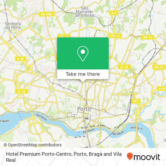 Hotel Premium Porto-Centro map
