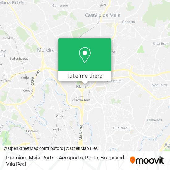 Premium Maia Porto - Aeroporto map