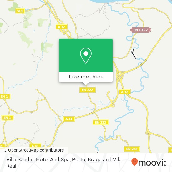 Villa Sandini Hotel And Spa map