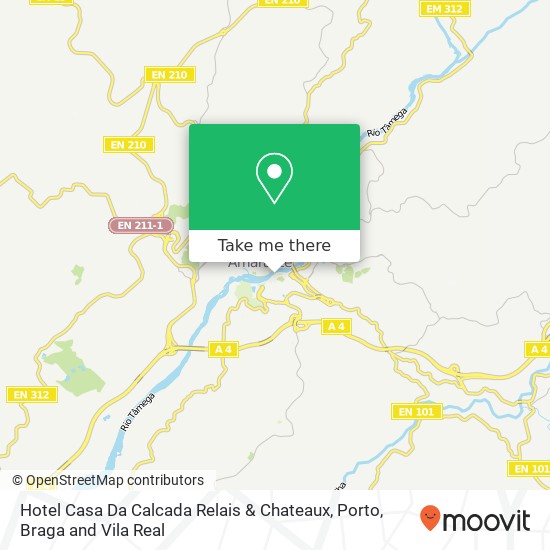 Hotel Casa Da Calcada Relais & Chateaux map