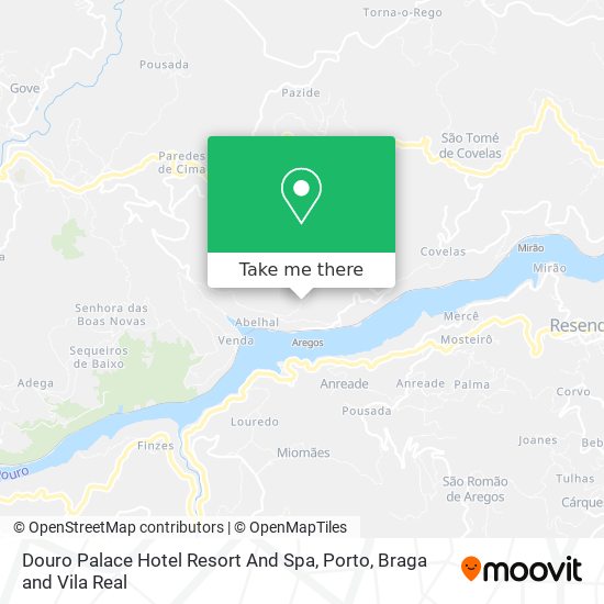 Douro Palace Hotel Resort And Spa map