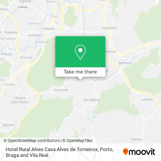 Hotel Rural Alves Casa Alves de Torneiros mapa