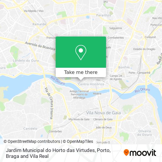Jardim Municipal do Horto das Virtudes map