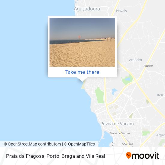 Praia da Fragosa map