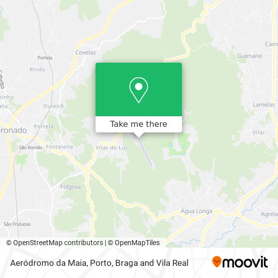 Aeródromo da Maia map