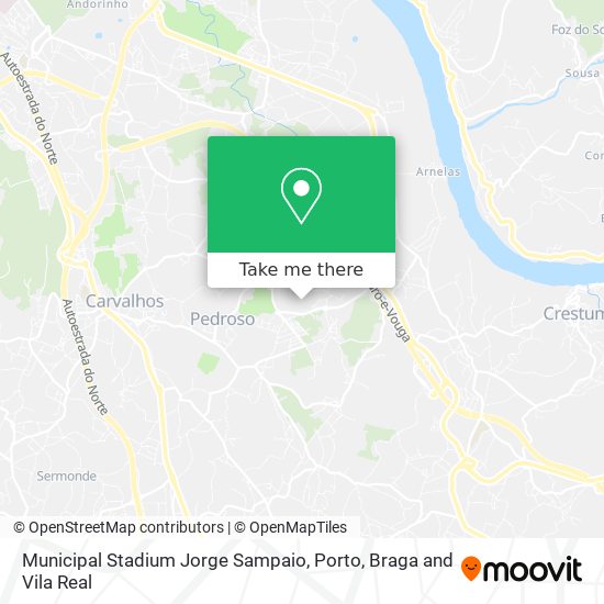 Municipal Stadium Jorge Sampaio map