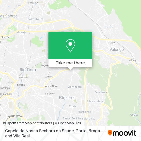 Capela de Nossa Senhora da Saúde map