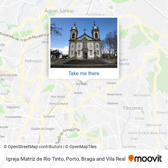 Igreja Matriz de Rio Tinto map