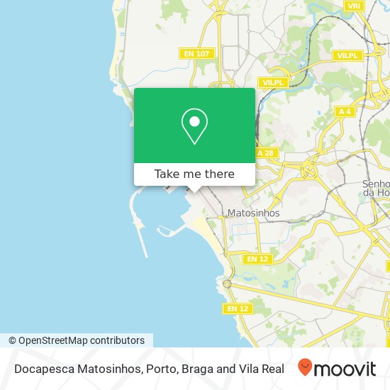 Docapesca Matosinhos map