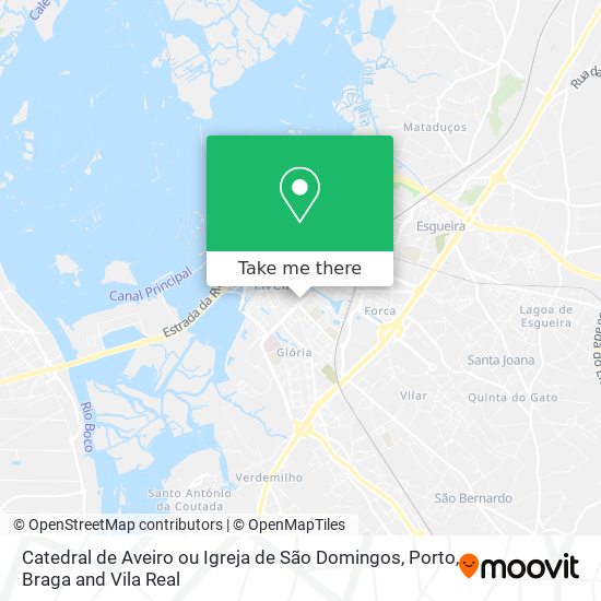 Catedral de Aveiro ou Igreja de São Domingos map