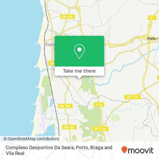 Complexo Desportivo Da Seara map