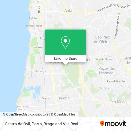 Castro de Ovil map