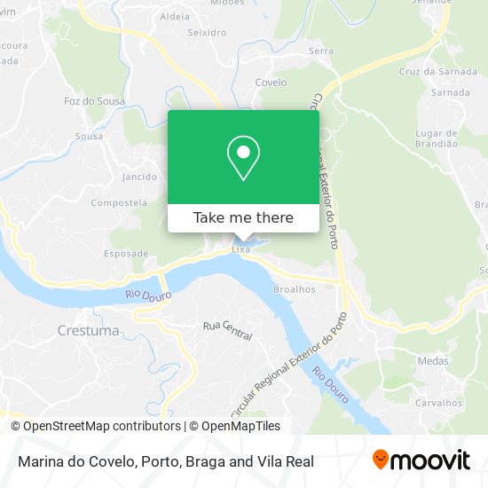 Marina do Covelo map